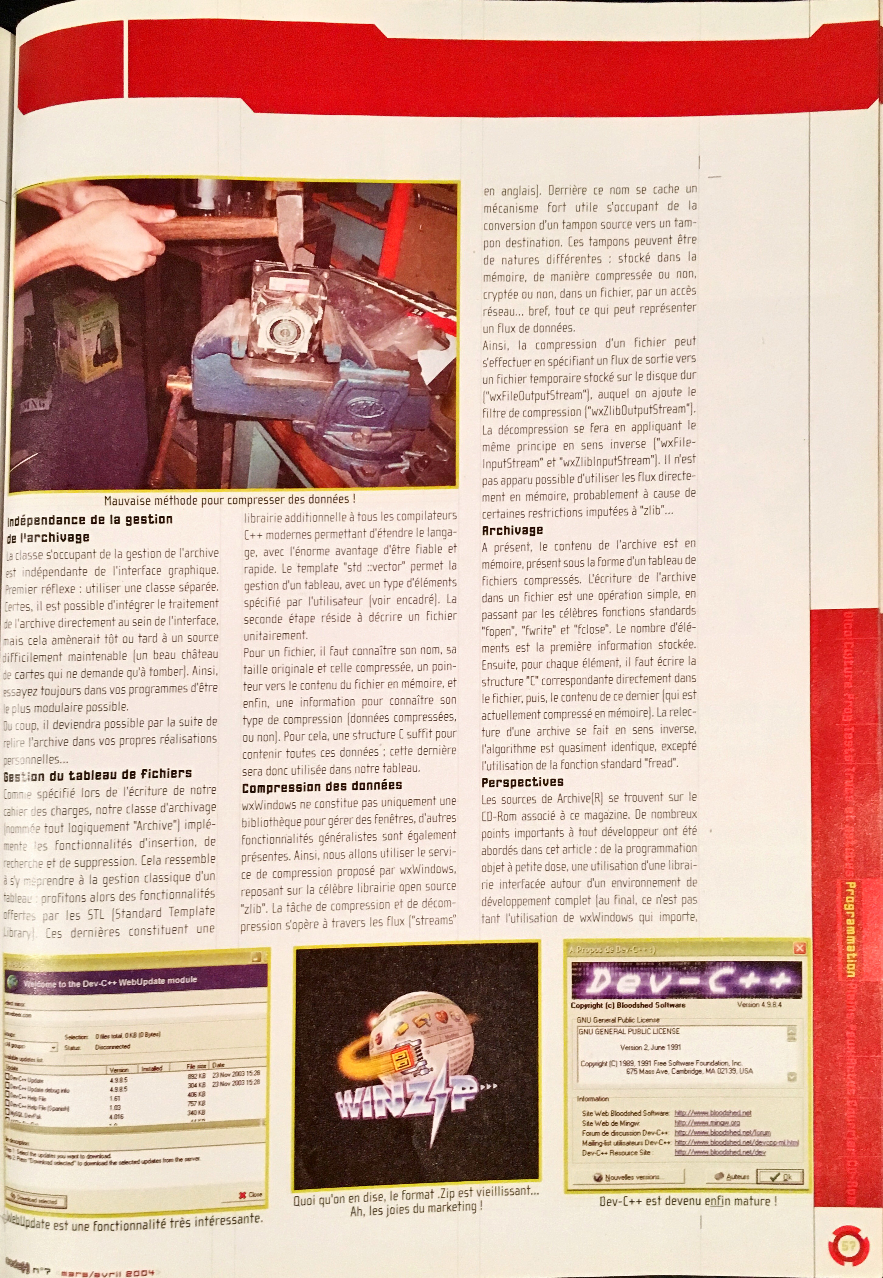 Page 4 of the article as it was printed in Code(R)