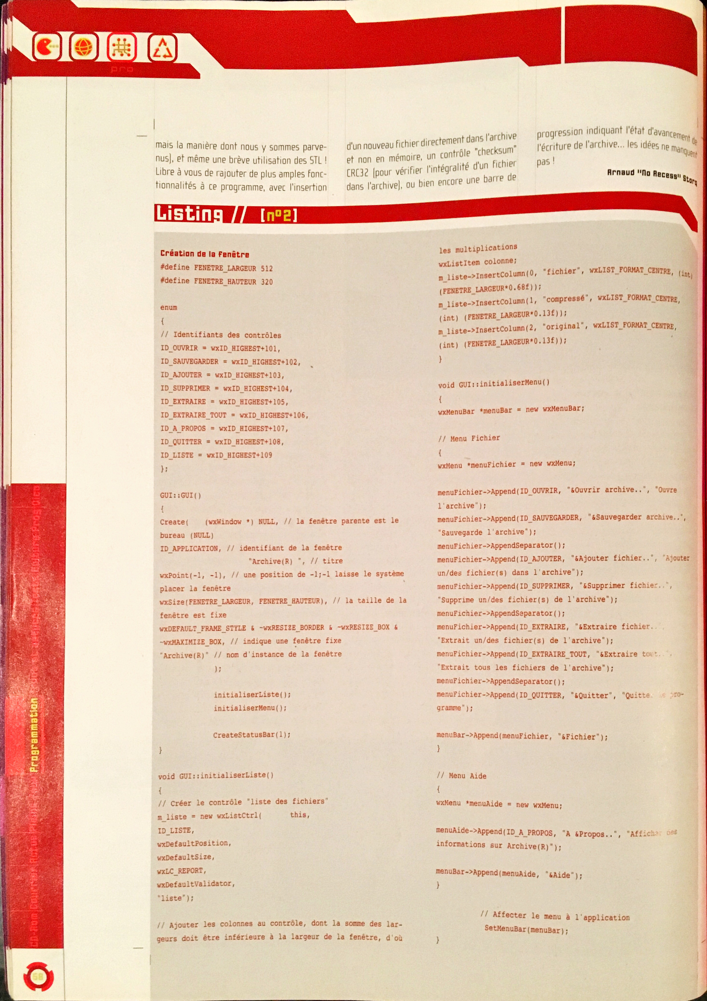 Page 5 of the article as it was printed in Code(R)